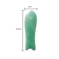 Vente en gros de pierres de gua sha en améthyste 100% naturelle, outil de massage facial en jade violet, cristal violet Gua Sha