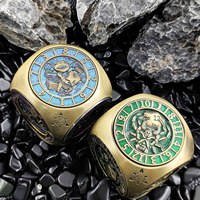 Dés à rouler polyédriques en métal massif à 6 faces pour jeux de rôle RPG et D&D