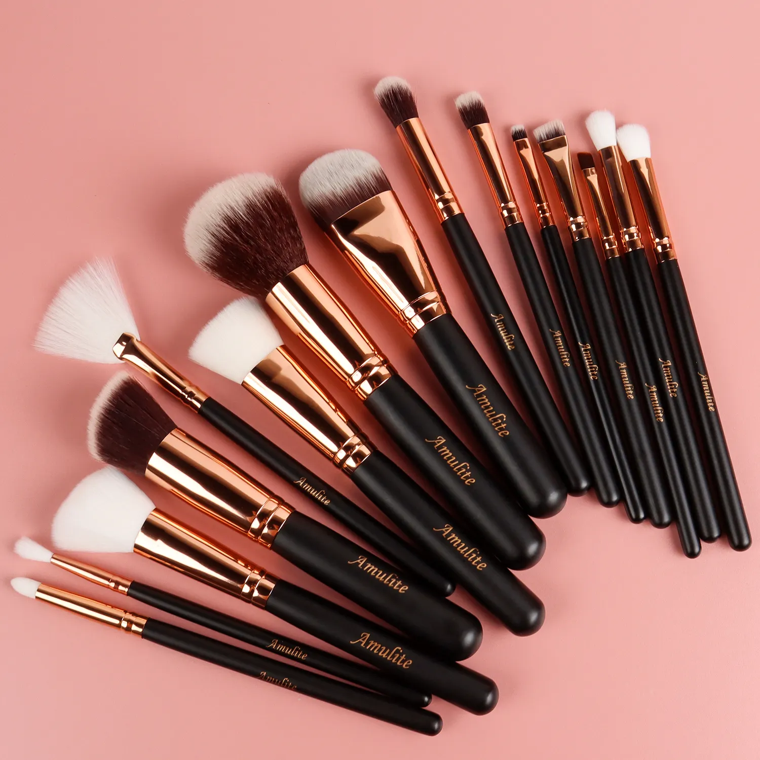 2021 hot sell makeup tools 15pcs foundation make up brush eyeshadow brush set