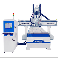Routeur CNC à commande numérique ATC linéaire 4x8 pour le travail du bois en promotion
