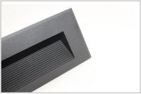 AC85-265V Rectangle blanc chaud en aluminium étanche intérieur LED escalier étape appliques murales Footlight