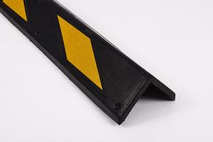 Duvar Köşe Koruyucu 1.2M Güvenlik Sarı Siyah Kauçuk Açılı Koruyucu DINGWANG TRAFFIC Trafik Direği Sütunu için 1 Yıl Garanti - Product Image 2