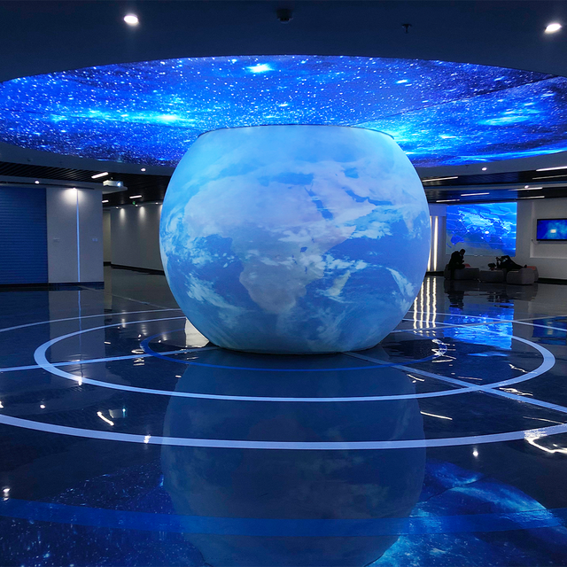 360 Degree Fulldome Spherical Projection Screen Ball Projection System for Science Museum Theme Park