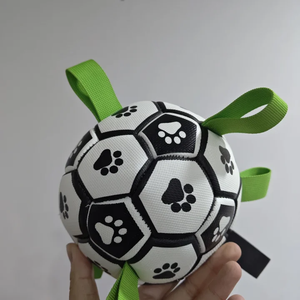 <span class=keywords><strong>Jouet</strong></span> à mâcher écologique personnalisé pour chiens, <span class=keywords><strong>jouet</strong></span> à mâcher en forme de ballon de football, adapté aux chiens agressifs, <span class=keywords><strong>jouet</strong></span> interactif durable pour animaux de compagnie - Product Image 1
