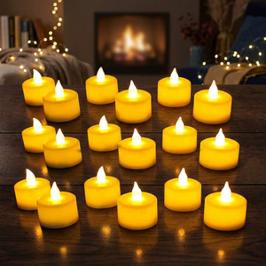 Plastic LED Flameless <b>Tealight</b> Candle Decorative Votive Light For Home Festival Party Wedding Table Display Wholesale Supply - Product Image 3