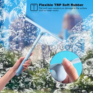 Masthome Portable 360 ruota TPR tergicristallo in Silicone specchio per vetri lavavetri tergicristallo doccia lavavetri