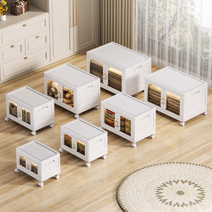 Armoire de rangement pliante pliable à 5 couches armoire de collation en <span class=keywords><strong>plastique</strong></span> bébé vêtements pour enfants jouets <span class=keywords><strong>casier</strong></span> de rangement - Product Image 3