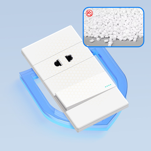 Nuovo 16A 220V noi interruttore a parete Standard con luci 118 e bianco grande pannello PC USB tipo <span class=keywords><strong>C</strong></span> per uso domestico - Product Image 5