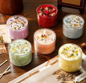 Bougie parfumée artisanale HomeFlower Factory, ambiance exquise, cadeau de mariage, décoration de chambre à coucher, cadeau de fête - Product Image 1