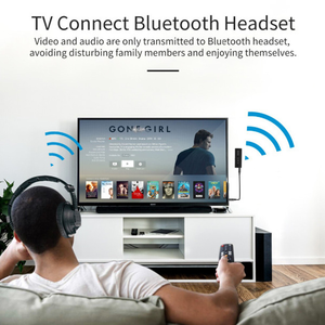HG Vente <span class=keywords><strong>Transmetteur</strong></span> <span class=keywords><strong>Bluetooth</strong></span> pour TV avec prise audio 3.5mm ou RCA et transmet le son au casque <span class=keywords><strong>Bluetooth</strong></span> - Product Image 6
