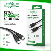 Câble USB-C vers USB-C tressé personnalisé 60W PD à charge rapide, cordon de synchronisation de données premium pour iPhone 15 16 17 MacBook Samsung – Vente en gros