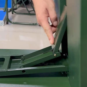 <span class=keywords><strong>Banco</strong></span> <span class=keywords><strong>de</strong></span> entrenamiento <span class=keywords><strong>de</strong></span> Metal <span class=keywords><strong>multifuncional</strong></span> portátil taburete plegable Campo <span class=keywords><strong>de</strong></span> pesca al aire libre playa Camping silla para escribir y relajarse - Product Image 5