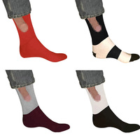 Chaussettes originales à motifs amusants et colorées pour hommes
