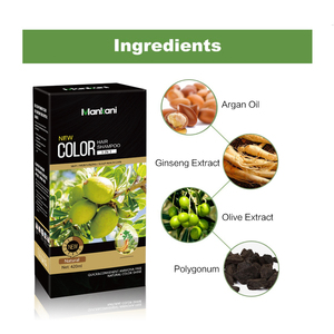 Shampoo Colorante per <span class=keywords><strong>Capelli</strong></span> Nero Senza Effetti Collaterali OEM, Cambio Colore Organico Naturale per <span class=keywords><strong>Capelli</strong></span> Grigi - Product Image 4