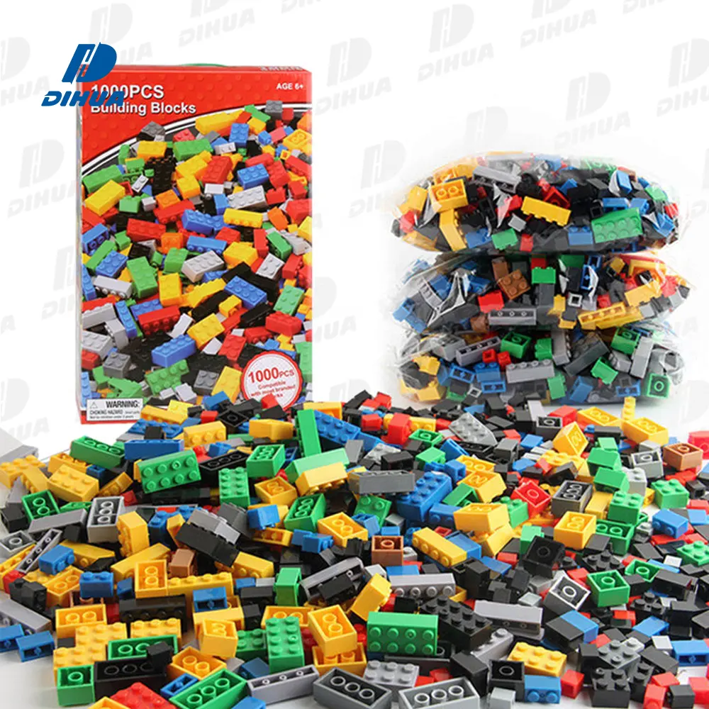 גזע צעצועי חינוך אבני בניין 1000 Pcs DIY Creative קלאסי בורא חלקי, תואם כל המותגים הגדולים עיר צעצוע בריק סט