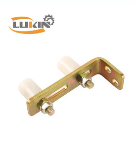 Kit de quincaillerie pour <span class=keywords><strong>portail</strong></span> <span class=keywords><strong>coulissant</strong></span> au design moderne – <span class=keywords><strong>Guide</strong></span> supérieur avec rouleau en nylon et support en alliage de zinc – Installation facile - Product Image 5