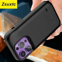 Coque Batterie Chargeur 10000 mAh pour iPhone 15 14 Plus 13 Mini 12 Pro Max 11 Pro X XR XS Max 6 6S 7 8 Plus SE 2020