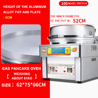 WENCHU Machine de remplissage et de crêpes de maïs de cuisine commerciale à gaz antiadhésive en acier inoxydable 304 9.6kw pour restaurants