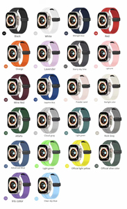 Correa de reloj plegable con hebilla magnética de silicona 2024 NUEVA para <span class=keywords><strong>Apple</strong></span> <span class=keywords><strong>Watch</strong></span> Ultra 2, iWatch series 9, 8 y 7 - Product Image 3