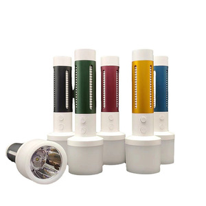 ไฟฉายอเนกประสงค์แบบพกพาสำหรับกิจกรรมกลางแจ้ง ชาร์จไฟได้ ใช้หลอดไฟ LED สำหรับตั้งแคมป์ แบตเตอรี่ 1200 มิลลิแอมป์ ใช้งานได้นาน 12 ชั่วโมง - Product Image 5