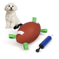 Ballon de football américain en PVC écologique, nouveau jouet interactif pour chien transfrontalier pour les petits et grands chiens, best-seller