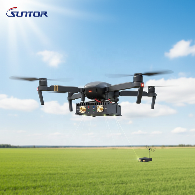Dual Antenna MIMO Wireless Video Transmitter and Receiver Radio for UAV Communication System