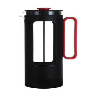 Wholesale High Quality High Borosilicate Heat Resistant Glass Coffee French Press Glass Coffee French Press