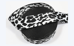 Eleganter Leoparden-Print Polyester-Gurtband für Kleidungstaschen und Heimtextilien, Schuhe und Modeaccessoires - Product Image 2