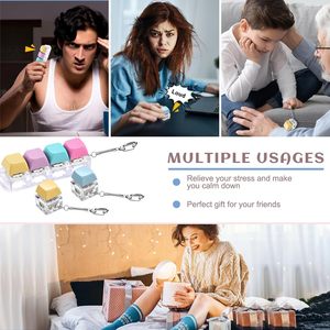 Nouveau jouet anti-stress tendance 4-en-1 : clavier, clicker, porte-clés et bouton anti-stress pour adultes - Product Image 5