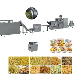 Línea de producción de pasta de fideos largos, equipo de producción de fideos de secado a baja temperatura, 100 Kg/h