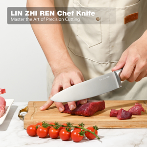 ชุดมีดทำครัวสแตนเลสสตีล 30Cr13 3 ชิ้น ยี่ห้อ Stock LIN ZHI REN  คมกริบ ผลิตด้วยมือ สำหรับเชฟ มีดปอกผลไม้ ใช้งานได้ทั้งมือซ้ายและขวา - Product Image 5