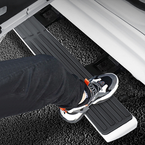 Estribos de aleación de aluminio mejorados, paso lateral de energía eléctrica automática para TOYOTA LAND CRUISER LC300 2022-2024 2025 - Product Image 5