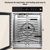 20-laags intelligente automatische fruitdroogmachine voor thuis en commercieel gebruik, met touchscreen en roterende functie voor fruit, groenten, vlees en voedsel.