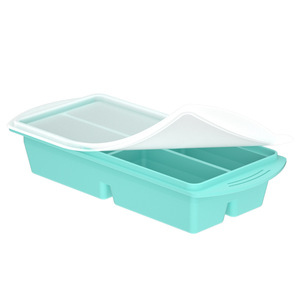 Hot <b>Sale</b> Silicone Freezer Molds <b>Soup</b> Ice Cube Tray Silicone Freezing Container Food Storage Box Packed <b>Soup</b> Mold With Lid - Product Image 2