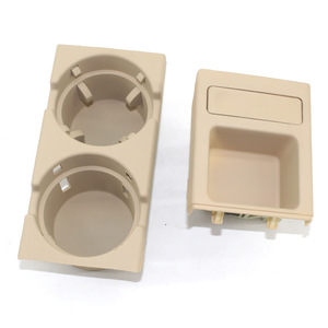 Multifunctional Cup Holder For 1999-2005 Bmw E46 Center <b>Stack</b> Wood Grain ABS Material 51168217953 - Product Image 2