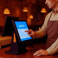 LIVERDOL POS Systems Machine matérielle de bureau Système de point de vente au détail Windows tout en un Caisses enregistreuses Système de terminaux de point de vente