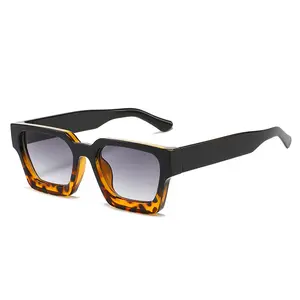 2024新款欧美厚框太阳镜潮流箱外贸眼镜个性跨界大号太阳镜