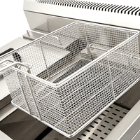 Freidora Industrial de Alta Eficiencia con 2 Tanques para Pollo Frito, de Mostrador, a Gas, Precio de Fábrica, Buena Calidad