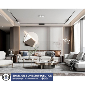 Servizio di Design d'Interni di Lusso, Soluzione Completa per la Casa, Servizio di Progettazione 3D, Rendering 3D, Design Murale - Product Image 1