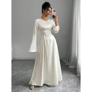 Arabic Sleeveless Floor-Length Ball Gown Backless Built-in Bra Luxury Spandex <strong>Dress</strong> Waist-Cinched Middle East Saudi Arabia Dubai - Product Image 5