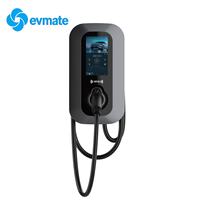 EVMATE Chargeur mural portable pour voiture électrique Type 1 7KW Charge rapide IP55 / Wi-Fi