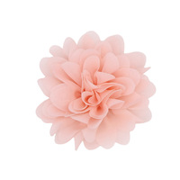 2026 10cm Grande fleur en dentelle 3D faite à la main en mousseline de soie, fleurs en tissu colorées DIY pour accessoires de bijoux floraux