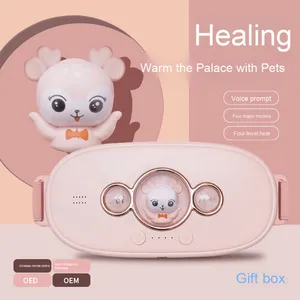 Portable Women's Abdominal <b>Vibration</b> Heating Waist Protector Gift-Worthy Massage Belt US Plug Musical Function 1h Timing 1.5m - Product Image 5