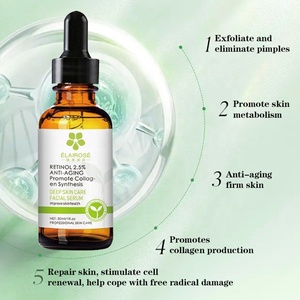 เซรั่มสูตรเฉพาะ 30 มล. ลดเลือนริ้วรอย กระชับผิว วิตามินซี บี5 ไนอะซินาไมด์ ไฮยาลูรอนิค แอซิด สำหรับผิวหน้าและผิวกายทุกสภาพผิว - Product Image 2