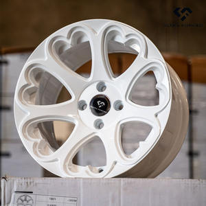 18 19 20 21 pollici 4 5 6 fori Candy cuore a forma di ruota da corsa forgiato cerchi ruote per autovetture per BMW Benz Audi VW coleottero - Product Image 2