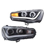 JC Upgrade Hersteller Dual-Beam LED-Scheinwerfer für Mitsubishi Lancer-ex 2010-2018 Animation DRL Auto-Frontscheinwerfer