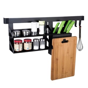 Portacoltelli e <span class=keywords><strong>Portaspezie</strong></span> da Parete in Acciaio Inox 304, Rack Combinabile - Product Image 3