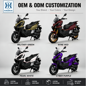Scooter à essence 250CC, moto d'aventure, cyclomoteur, maxi-scooter, 95 km/h, 10,5 kW, Euro 5 EEC, 11 L, longue autonomie, pour adultes, vente en gros - Product Image 3