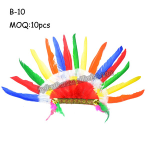 HY Wholesale Prime Hcraft ODM OEM Coiffe de paon pour fête - Product Image 3