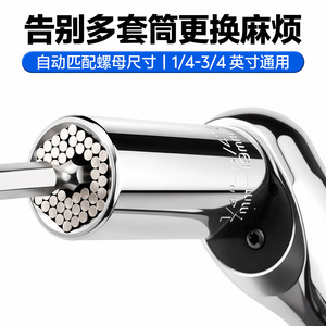CHTON Kawataku Socket Wrench Set 3/8 In Cr-V Steel Hex Industrial Grade Tools - Product Image 4